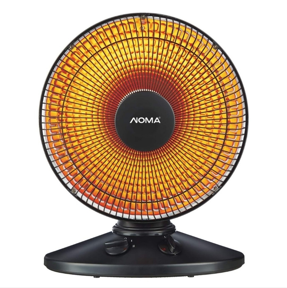 NOMA Oscillating Parabolic Dish Portable Radiant Electric Space Heater, 1000W